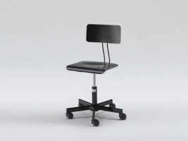 Swivel Professional Chair - Black - Made in Italy 